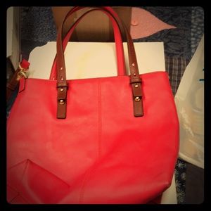 Vera Bradley leather tote